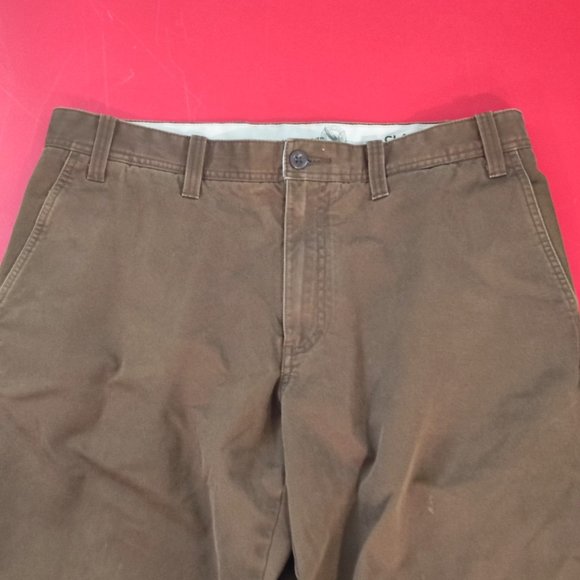 Eddie Bauer casual dress pants brawn men's size 36x30 - Picture 2 of 10